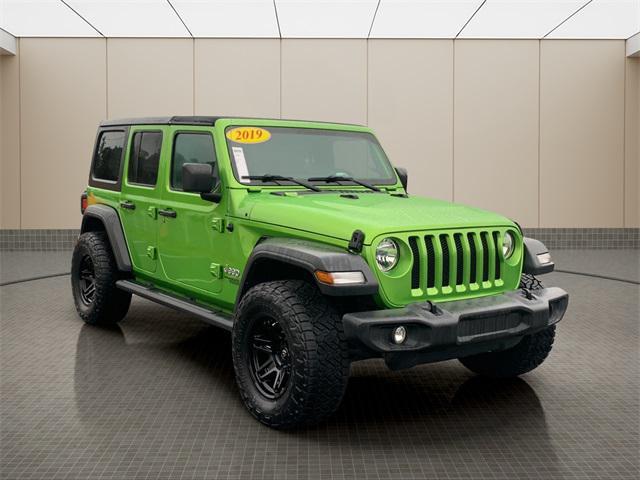 used 2019 Jeep Wrangler Unlimited car, priced at $25,597