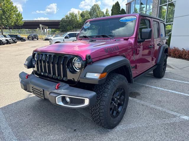 used 2021 Jeep Wrangler Unlimited car, priced at $34,743