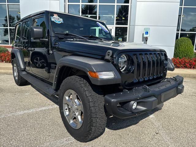 used 2021 Jeep Wrangler Unlimited car, priced at $33,987