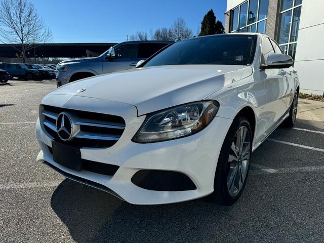 used 2018 Mercedes-Benz C-Class car, priced at $19,987