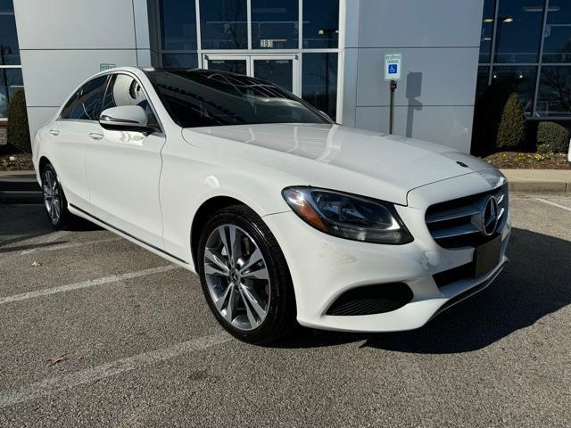 used 2018 Mercedes-Benz C-Class car, priced at $19,987