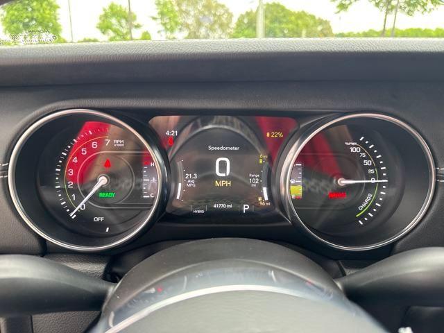 used 2022 Jeep Wrangler Unlimited 4xe car, priced at $31,887
