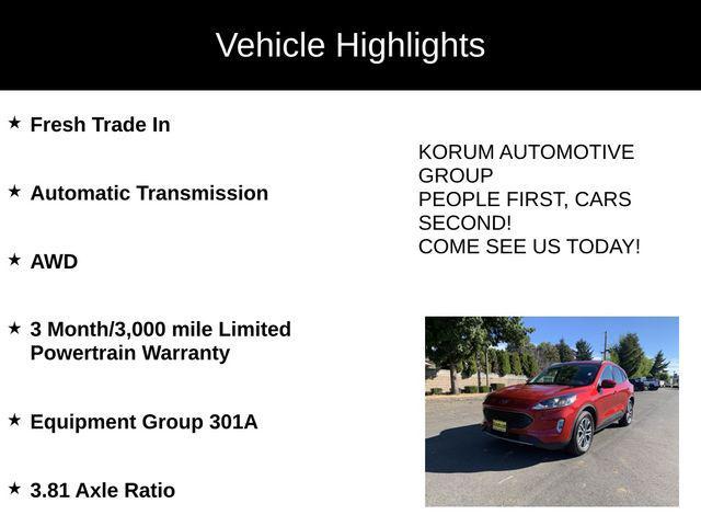 used 2021 Ford Escape car, priced at $18,991