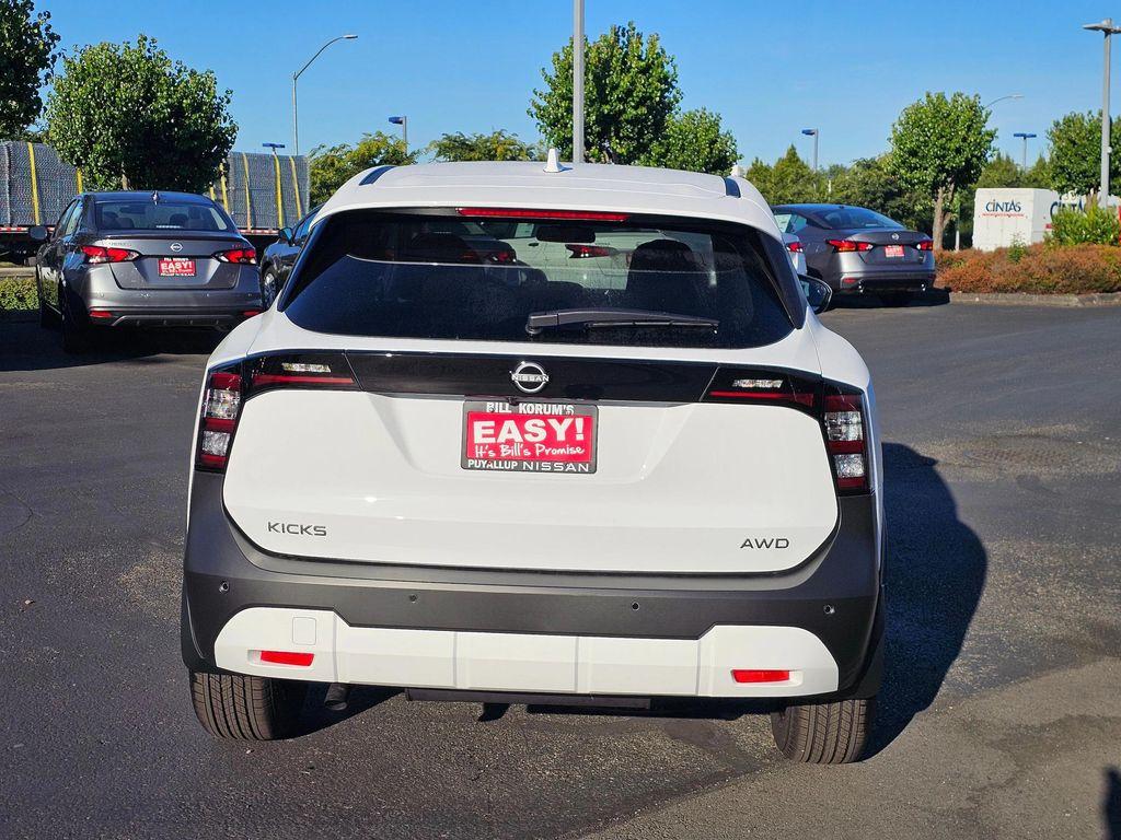 new 2025 Nissan Kicks car, priced at $26,100