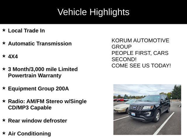 used 2016 Ford Explorer car, priced at $15,608