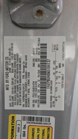 used 2021 Ford Mustang car, priced at $19,450