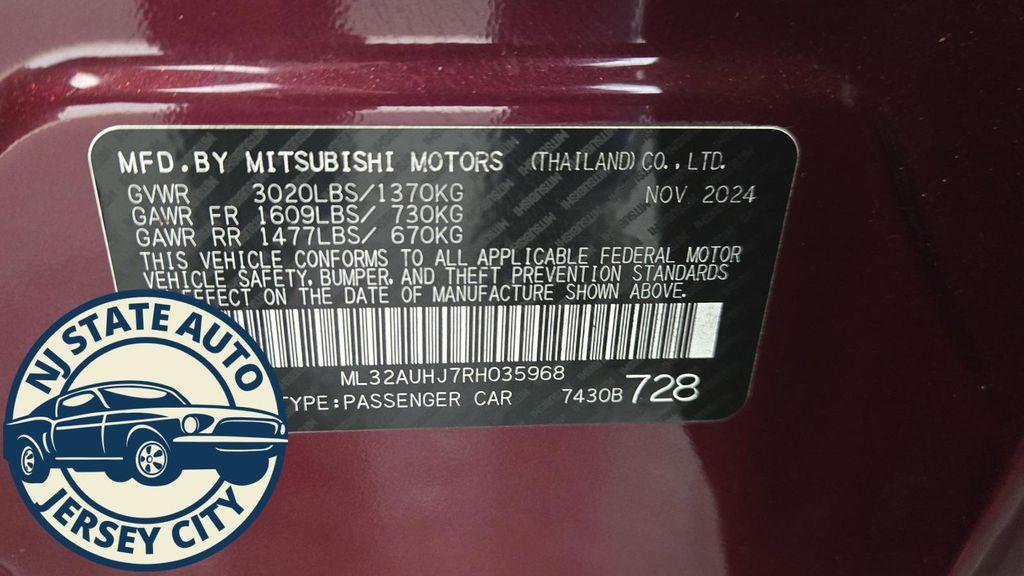 used 2024 Mitsubishi Mirage car, priced at $11,475