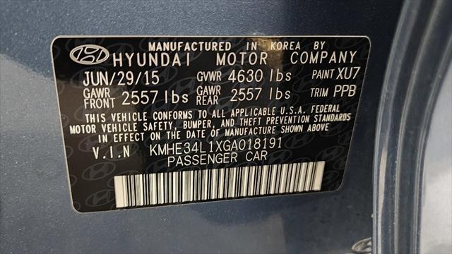 used 2016 Hyundai Sonata Hybrid car, priced at $12,606