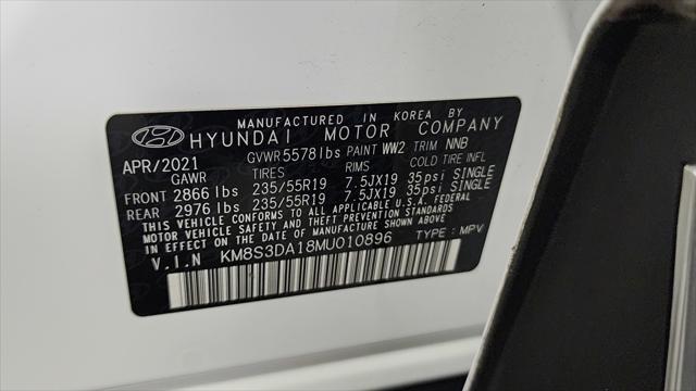 used 2021 Hyundai Santa Fe car, priced at $22,875