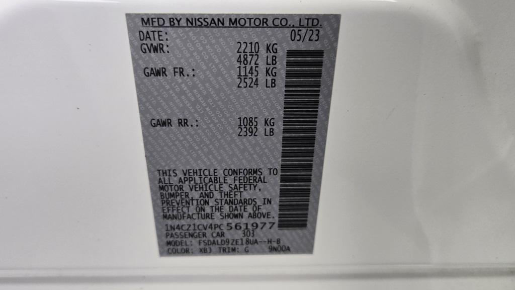 used 2023 Nissan Leaf car, priced at $14,475