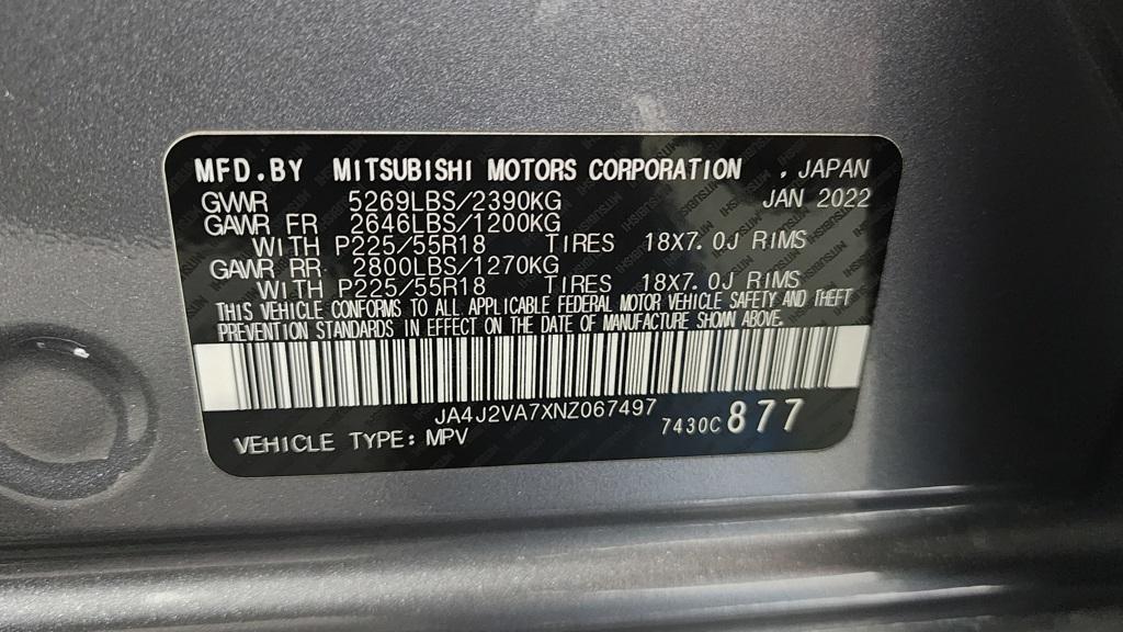 used 2022 Mitsubishi Outlander PHEV car, priced at $16,050