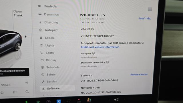 used 2023 Tesla Model 3 car, priced at $24,108