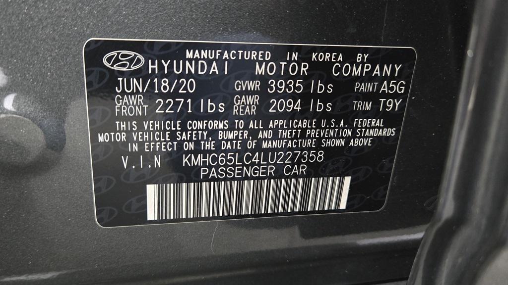 used 2020 Hyundai Ioniq Hybrid car, priced at $11,597