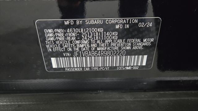 used 2024 Subaru WRX car, priced at $29,428