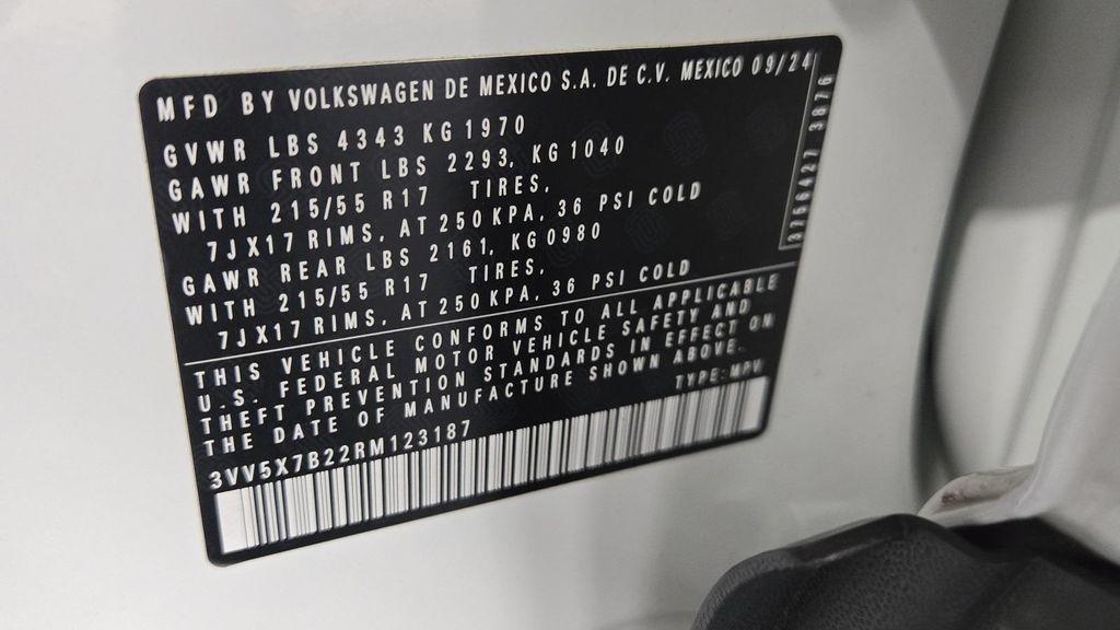 used 2024 Volkswagen Taos car, priced at $20,887