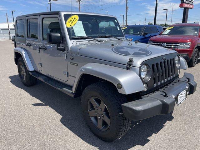 used 2016 Jeep Wrangler Unlimited car, priced at $17,998