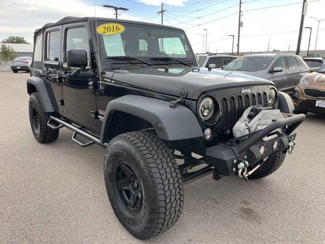 used 2016 Jeep Wrangler Unlimited car, priced at $19,998