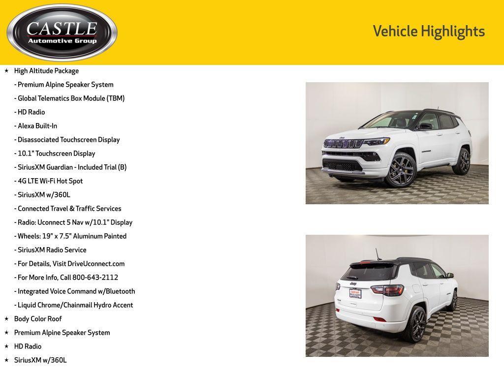 used 2024 Jeep Compass car, priced at $28,977