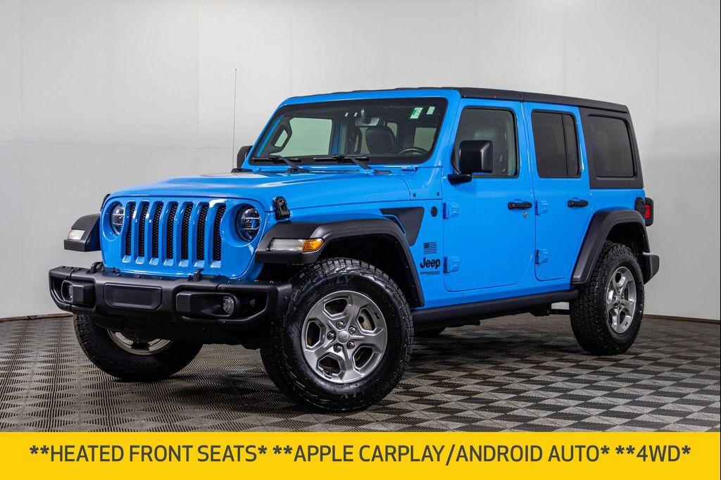 used 2021 Jeep Wrangler Unlimited car, priced at $23,977