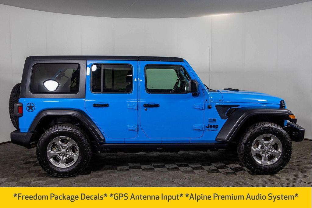 used 2021 Jeep Wrangler Unlimited car, priced at $23,977