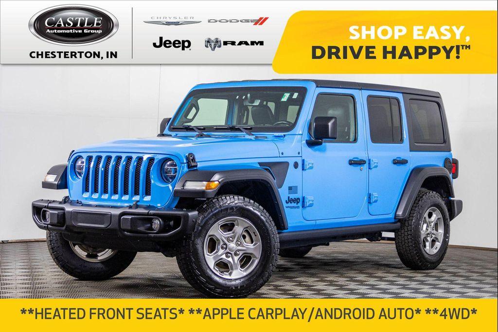 used 2021 Jeep Wrangler Unlimited car, priced at $23,977