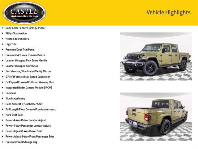 new 2025 Jeep Gladiator car, priced at $43,712
