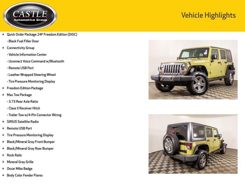 used 2013 Jeep Wrangler Unlimited car, priced at $14,877