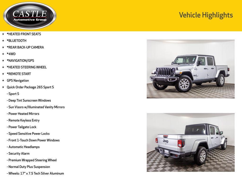 used 2023 Jeep Gladiator car, priced at $41,777