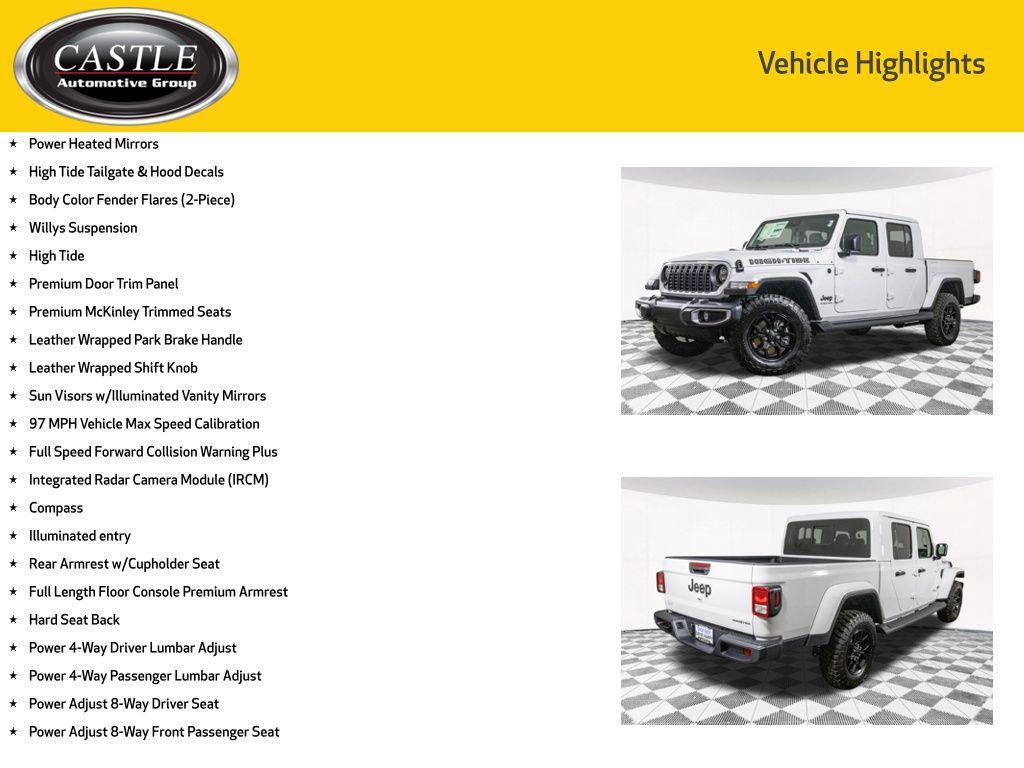 new 2025 Jeep Gladiator car, priced at $41,629