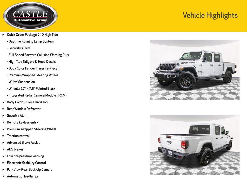 new 2025 Jeep Gladiator car, priced at $41,629