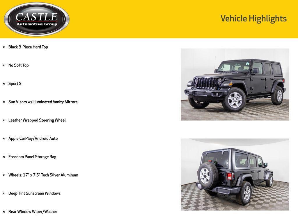 used 2022 Jeep Wrangler Unlimited car, priced at $30,477