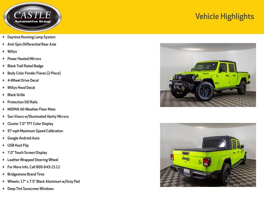 used 2021 Jeep Gladiator car, priced at $27,477