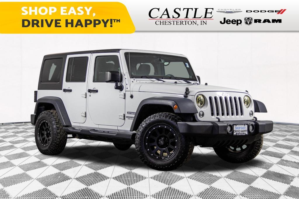 used 2014 Jeep Wrangler Unlimited car, priced at $16,677