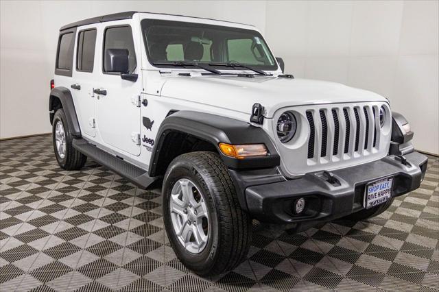 used 2021 Jeep Wrangler Unlimited car, priced at $28,777