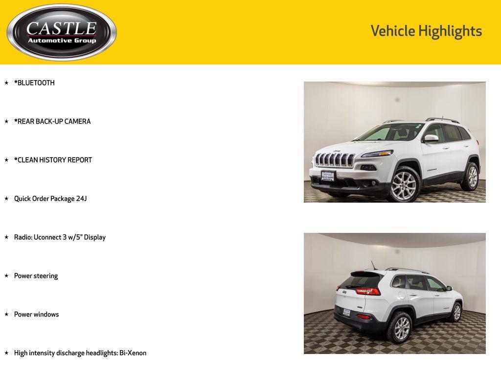 used 2018 Jeep Cherokee car, priced at $11,077