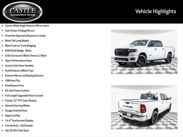 new 2025 Ram 1500 car, priced at $62,506