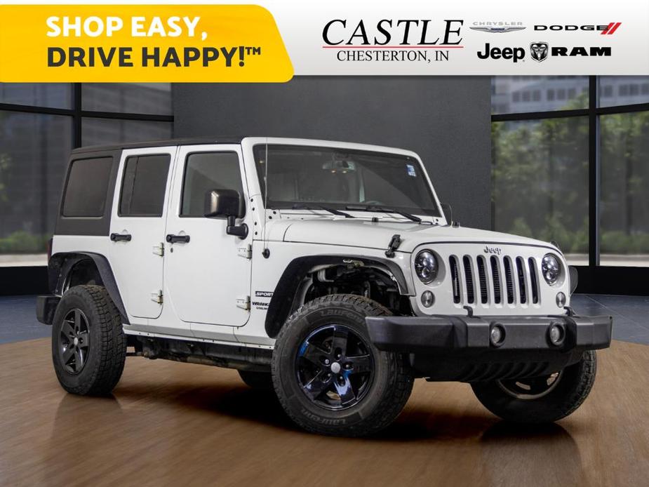 used 2017 Jeep Wrangler Unlimited car, priced at $19,677