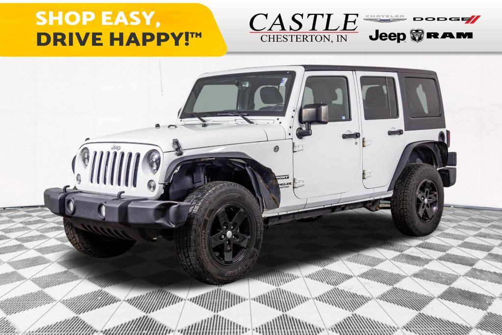used 2017 Jeep Wrangler Unlimited car, priced at $18,515