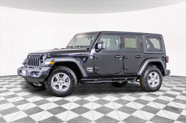 used 2021 Jeep Wrangler Unlimited car, priced at $30,377