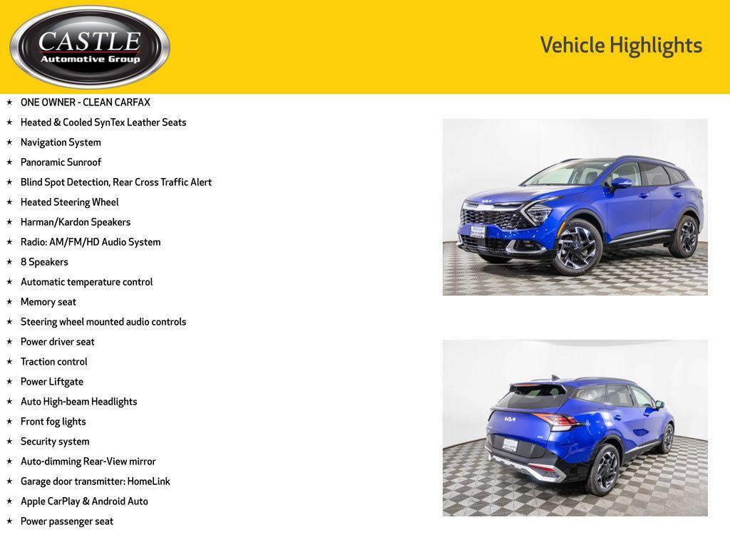 used 2023 Kia Sportage car, priced at $29,977
