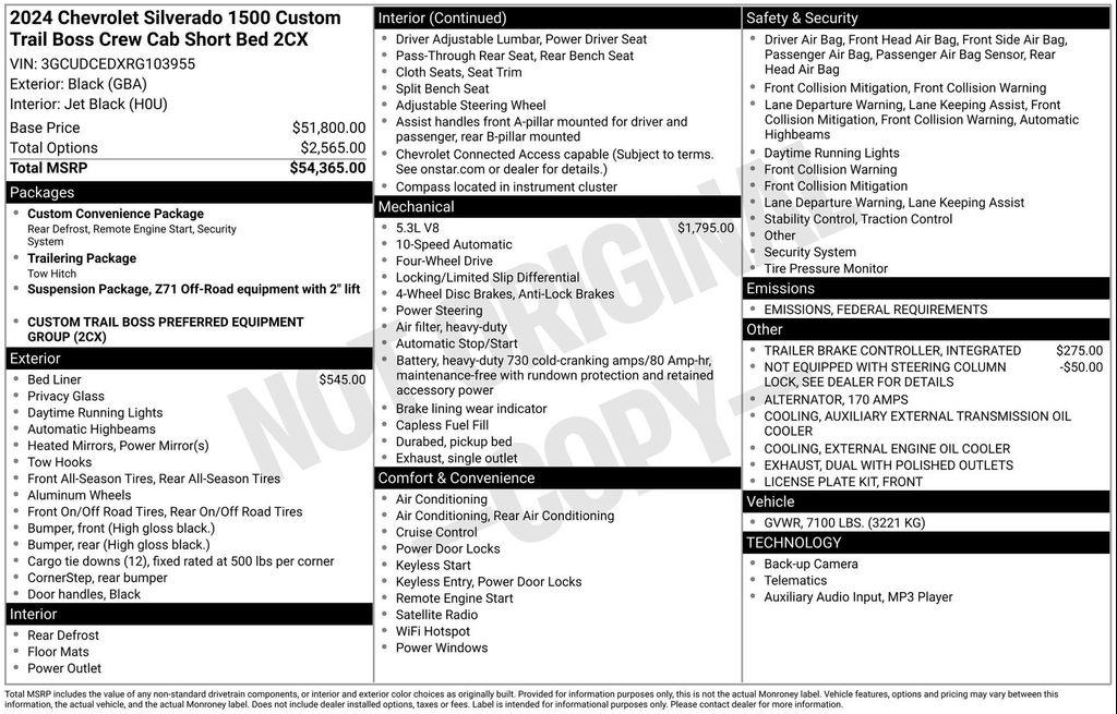 used 2024 Chevrolet Silverado 1500 car, priced at $41,977