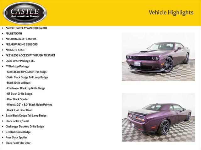 used 2022 Dodge Challenger car, priced at $24,777