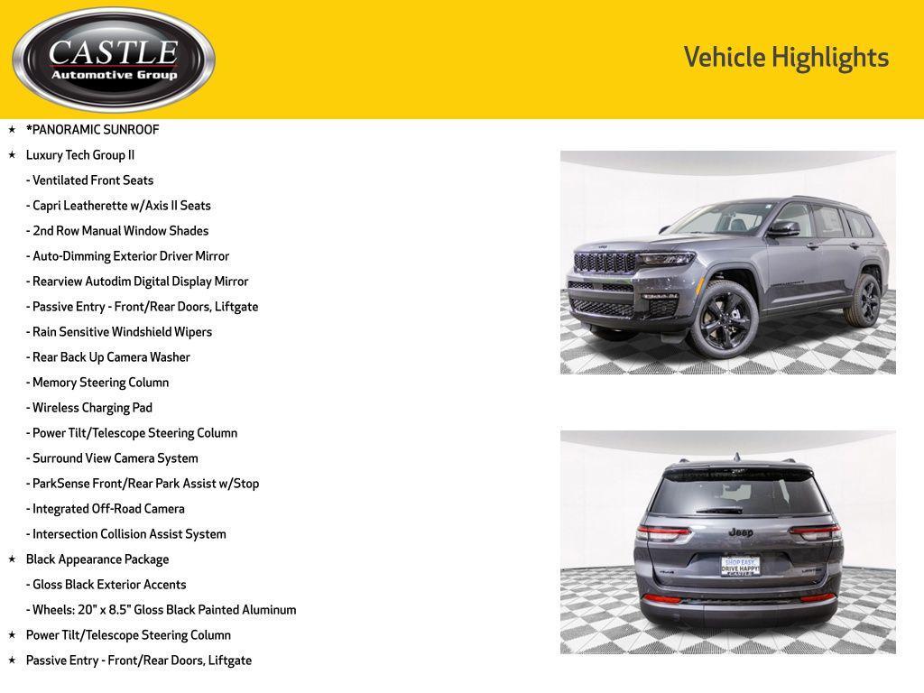new 2025 Jeep Grand Cherokee L car, priced at $50,642