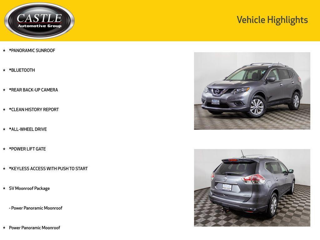 used 2016 Nissan Rogue car, priced at $11,477