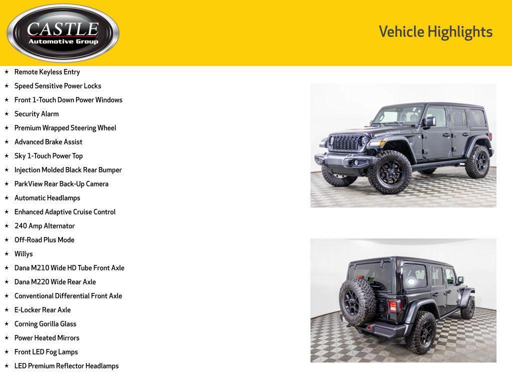 used 2024 Jeep Wrangler car, priced at $40,977