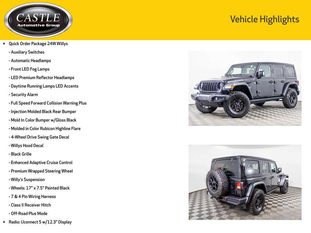 used 2024 Jeep Wrangler car, priced at $40,977