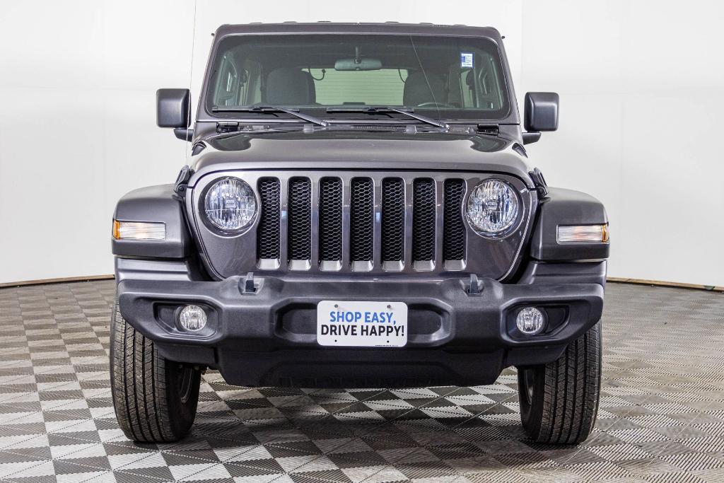 used 2021 Jeep Wrangler Unlimited car, priced at $32,077