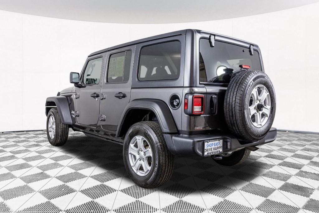 used 2021 Jeep Wrangler Unlimited car, priced at $32,077