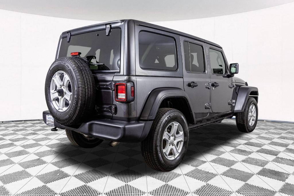 used 2021 Jeep Wrangler Unlimited car, priced at $32,077