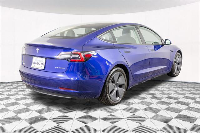 used 2022 Tesla Model 3 car, priced at $25,477